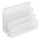 Porta Documentos de Mesa Metal Branco Oikos