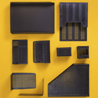 Porta Documentos de Mesa Metal Preto Oikos