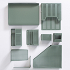 Porta Documentos de Mesa Metal Verde Oikos