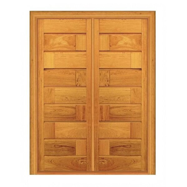 Porta Dupla De Abrir 713 Brotas - Madeira Maciça - Angelim Me