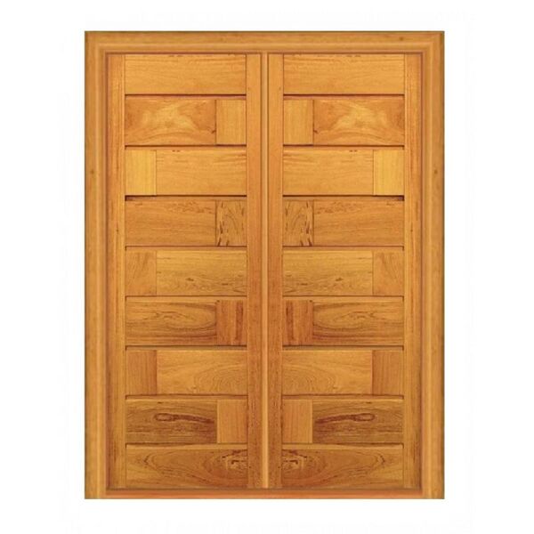 Porta Dupla De Abrir 713 Brotas - Madeira Maciça - Angelim Me