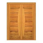 Porta Dupla De Abrir Pavuna - Madeira Maciça - Angelim Medida