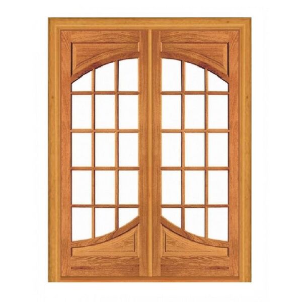 Porta Dupla De Abrir Putiri Vidrinho - Madeira Maciça - Angel