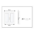 Porta Dupla Madeira Maciça/ferro Completa 166x213x18cm Cedro