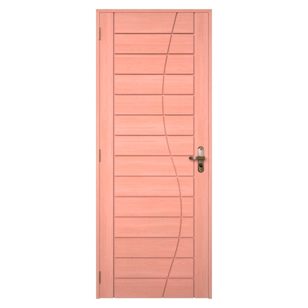 Porta E Com Marco Em Madeira Maciça De Eucalipto Natural - Ma