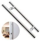 Porta Em Alumínio Lambril Duplo 2,10x 0,90 S/ Vidro - Preto