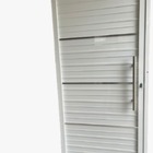 Porta Em Alumínio Lambril Simples 2,10x 0,70 S/ Vidro