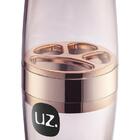 Porta Escova Com Tampa Premium Rose - 23cm