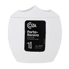 Porta Escova de Dente Branco Poliestireno Spoom Coza