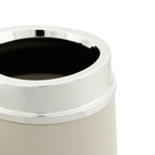 Porta Escova de Dente com Tampa Bege em Plástico New Belly Martiplast
