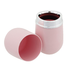 Porta Escova de Dente com Tampa Rosa em Plástico New Belly Martiplast