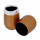 Porta Escova de Dente Com Tampa Vintage Dourado Belly OU