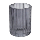 Porta Escova de Dente de Bancada para Banheiro Vidro Fumê Gatsby Sensea