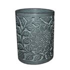 Porta Escova De Dente Em Pedra Cinza Escuro 7 5cm X 10cm