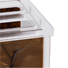 Porta Escova de Dente Madrepérola Marrom em Acrílico Formacril