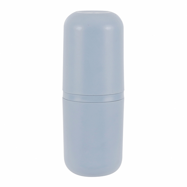 Porta Escova de Dente Plástico Redondo Azul Bold Ou