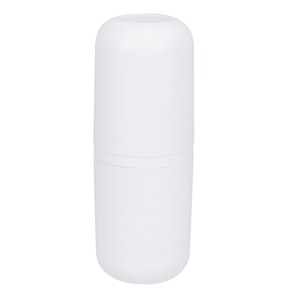 Porta Escova de Dente Plástico Redondo Branco Bold Ou
