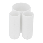Porta Escova de Dente Plástico Redondo Branco Touch Umbra