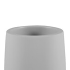 Porta Escova de Dente Resina Cilíndrico Color Cinza Sensea