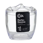 Porta Escova de Dente Transparente em Plástico Spoom Coza