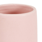 Porta Escova de Dentes Redondo Cerâmica Rosa Espressione