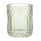 Porta Escova de Dentes Redondo Vidro Verde Espressione