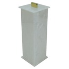 Porta Escova Elegance Decor Gold Pérola