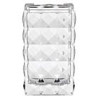 Porta Escovas de Dente Acrílico Quadrado sem Tampa Essence Incolor