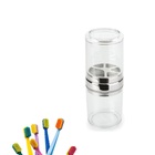 Porta Escovas De Dente Com Tampa Acquaset Incolor Banheiro