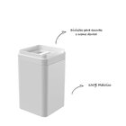 Porta Escovas E Creme Dental Com Divisória - Stolf