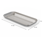 Porta Esponja Aço Inox Escovado 1,5x21,6x10,6cm Loft Delinia