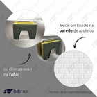 Porta Esponja Bucha Aço Inox 304 - 2 Unidades - Tubrax