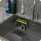 Porta Esponja De Pia Inox Com Ventosa Suporte Bucha Elg