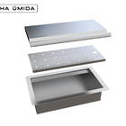 Porta Esponja/sabao De Embutir Na Bancada Inox Escovado 304