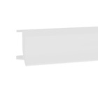 Porta Etiqueta Bandeja Gondola Fit 90 Cm Branco Kit Com 25