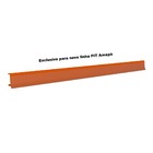 Porta Etiqueta Bandeja Gondola Fit 90 Cm Laranja Kit Com 5