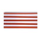 Porta Etiqueta Bandeja Gondola Lx 92 Cm Laranja Kit Com 5 - A