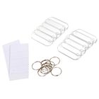 Porta Etiqueta PVC Incolor 10 jogos