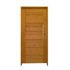 Porta Eucalipto Batente Eucalipto 14 Puxador 120 X 210 Esquer