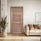 Porta Eucalipto Batente Eucalipto 14 Puxador 82 X 210 Bbb Abe