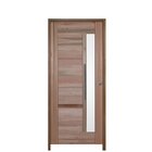 Porta Eucalipto Visor Batente Eucalipto 14 Puxador Tubo 92 X