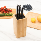 Porta Facas Quadrado Bambu Delinia