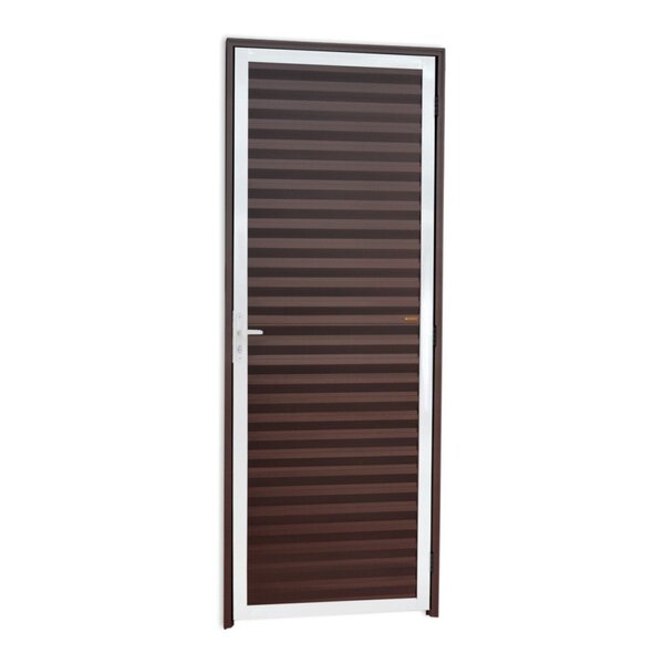 Porta Fechada Linha 25 210cm X 80cm Brimak Abertura Esquerda