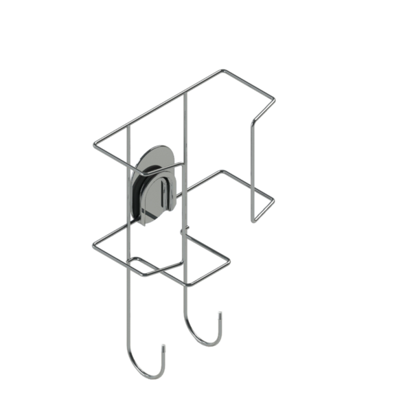 Porta Ferro De Passar Roupas Wire Cromo