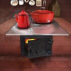 Porta Ferro Fundido Fornalha/cinzeiro Fogão A Lenha - Fundiçã