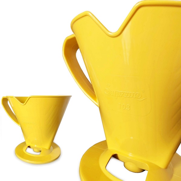 Porta Filtro 103 Café Coador Cônico Colorido Cozinha Suporte