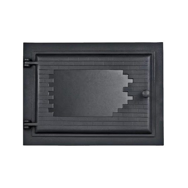 Porta Forno Ferro Fundido Com Vidro Libaneza 31 5x46cm