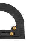 Porta Forno Ferro Fundido Igloo Vidro - Tamanho 42x53cm