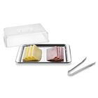 Porta Frios Aço Inox Com Tampa E Pegador Prime