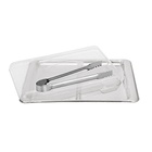 Porta Frios C/pinça De Aço Inox C/tampa De Plástico Prime 27x